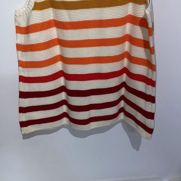 Lucky Brand Women's Multicolor Stripe Ombre Knit Sleeveless Sweater Size 1X NWT - Picture 7 of 9